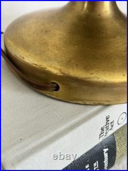Vintage MCM Brass and Wood Lamp Vintage MCM Brass and Wood Lamp