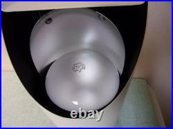 Vintage MCM Gerald Thurston White Canister Up Lamp by Lightolier EXCELLENT