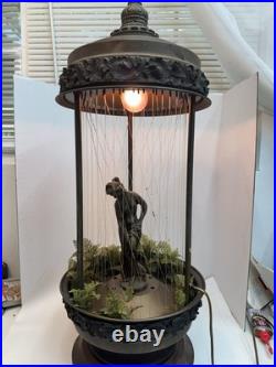 Vintage MCM Goddess Mineral Oil Rain Lamp 30 Table Top/Hanging