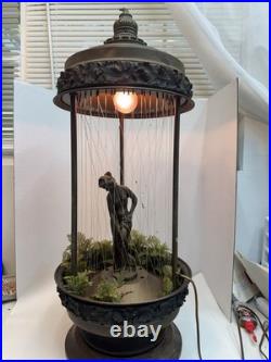 Vintage MCM Goddess Mineral Oil Rain Lamp 30 Table Top/Hanging