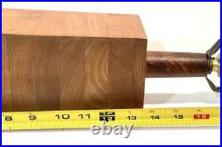 Vintage MCM Jane & Gordon Martz Stacked Walnut Table Lamp