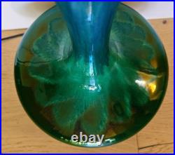 Vintage MCM Table Lamp Green/Teal Style of Royal Haeger