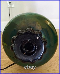 Vintage MCM Table Lamp Green/Teal Style of Royal Haeger