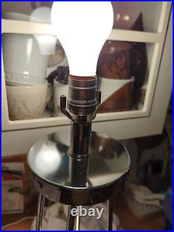 Vintage MCM Torino Eyeball Chrome Table Lamp 1979