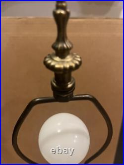 Vintage Metal Cherub Angel Table Lamp 28 Tall 200704 PT 70082 GREAT QUALITY