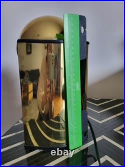 Vintage Metal Orb Space Age Atomic eyeball Table Lamp Light gold MCM 1970's Vintage Metal Orb Space Age Atomic eyeball Table Lamp Light gold MCM 1970's