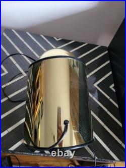 Vintage Metal Orb Space Age Atomic eyeball Table Lamp Light gold MCM 1970's Vintage Metal Orb Space Age Atomic eyeball Table Lamp Light gold MCM 1970's