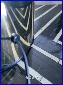 Vintage Metal Orb Space Age Atomic eyeball Table Lamp Light gold MCM 1970's