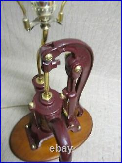 Vintage Metal Pipe Faucet Table/Desk Lamp