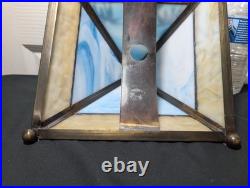 Vintage Meyda Camel Pyramid Mission-Stained Glass Table lamp