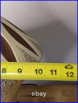 Vintage Mid Century 1960s Table Lamp Quartite Creative Corp Chalkware MCM 24