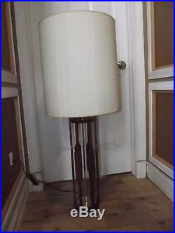 Vintage Mid Century Modern Danish Teak Table Lamp
