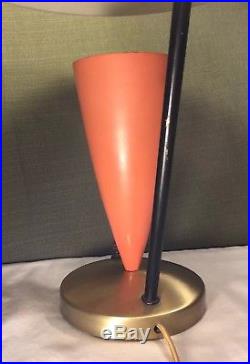 Vintage Mid Century Modern Googie Table Lamp