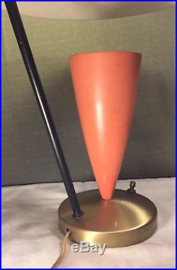 Vintage Mid Century Modern Googie Table Lamp