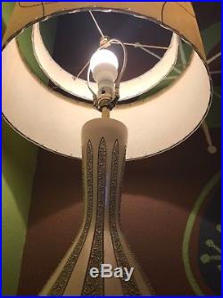 Vintage Mid Century Modern Retro Atomic 50's Table Lamp 60's light