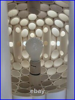Vintage Mid Century Modern Rougier Tube Table Lamp