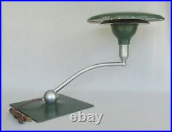Vintage Mid Century Modern SightLight Flying Saucer Desk Lamp, M G Wheeler FX244