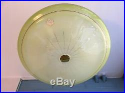 Vintage Mid Century Pendant Space Age UFO Lamp Ceiling Atomic Design Light Doria
