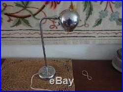 Vintage Mid Century Robert Sonneman for George Kovacs Chrome Eyeball Table lamp