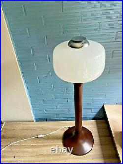 Vintage Mid Century Space Age Lamp Floor Atomic Design Light Pop Art UFO Metal