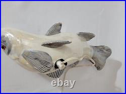 Vintage Mid-Century Style Fish 16 Long Lamp Rare