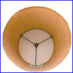 Vintage Mid-Century Turquoise Ceramic Table Lamp with Shade 1950s MCM Cabin Find