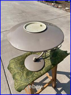 Vintage Mid Century UFO Table Lamp Atomic Space Age