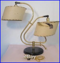 Vintage Mid-Century Z Table Lamp MCM