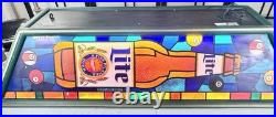 Vintage Miller Lite Pool Table Lamp 1992 Vintage Miller Lite Pool Table Lamp 1992