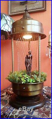 Vintage Mineral Oil Rain Lamp Nude Goddess 28x 11 Table lamp