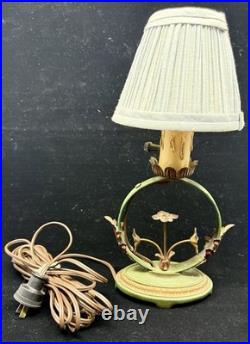 Vintage Moe Bridges / Signed Spanish Revival Type Cast Iron 1930's Table Lamp