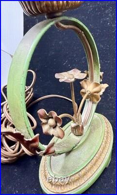 Vintage Moe Bridges / Signed Spanish Revival Type Cast Iron 1930's Table Lamp