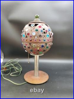 Vintage Moroccan Sphere Gem Table Lamp Vintage Moroccan Sphere Gem Table Lamp
