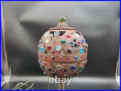 Vintage Moroccan Sphere Gem Table Lamp