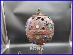 Vintage Moroccan Sphere Gem Table Lamp