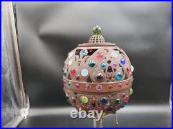 Vintage Moroccan Sphere Gem Table Lamp