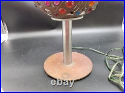 Vintage Moroccan Sphere Gem Table Lamp Vintage Moroccan Sphere Gem Table Lamp