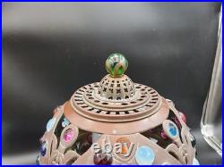 Vintage Moroccan Sphere Gem Table Lamp