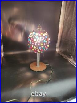 Vintage Moroccan Sphere Gem Table Lamp Vintage Moroccan Sphere Gem Table Lamp