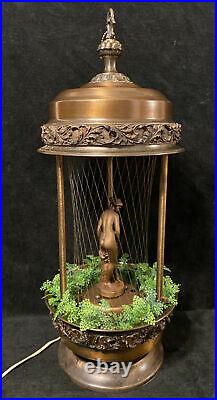Vintage Oil Rain Lamp Goddess Woman Lady Hanging Or Table Light Works Lamp 12 C