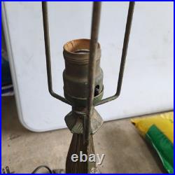 Vintage Original Brass Table Lamp Stand Base Early 1900s Possible Tiffany's
