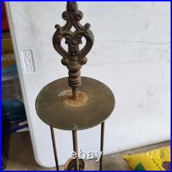 Vintage Original Brass Table Lamp Stand Base Early 1900s Possible Tiffany's