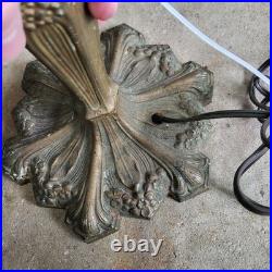 Vintage Original Brass Table Lamp Stand Base Early 1900s Possible Tiffany's
