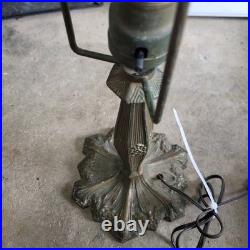 Vintage Original Brass Table Lamp Stand Base Early 1900s Possible Tiffany's