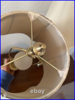 Vintage Ornate Gold Table Lamps Pair 31 Neoclassical Hollywood Regency