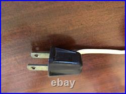 Vintage Ornate Hollywood Regency Cast Metal Silver Cherubs & Angels Table Lamp