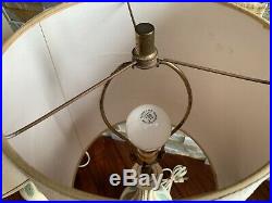Vintage Pair Mid Century Quartite Creative Genie Bottle Table Lamp Atomic Large