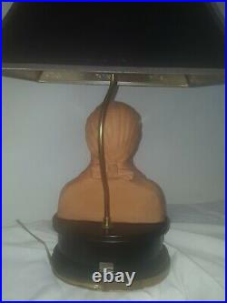 Vintage Paul Hanson Bust Table Lamp Rare Great Composers Music Room