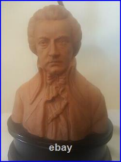 Vintage Paul Hanson Bust Table Lamp Rare Great Composers Music Room