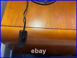 Vintage Pizza Hut Table Lamp, Tiffany Style Light, 19 T x 12 W